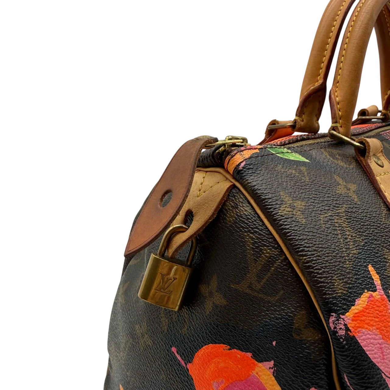 Louis Vuitton Handtasche Speedy 30 Roses Stephen Sprouse