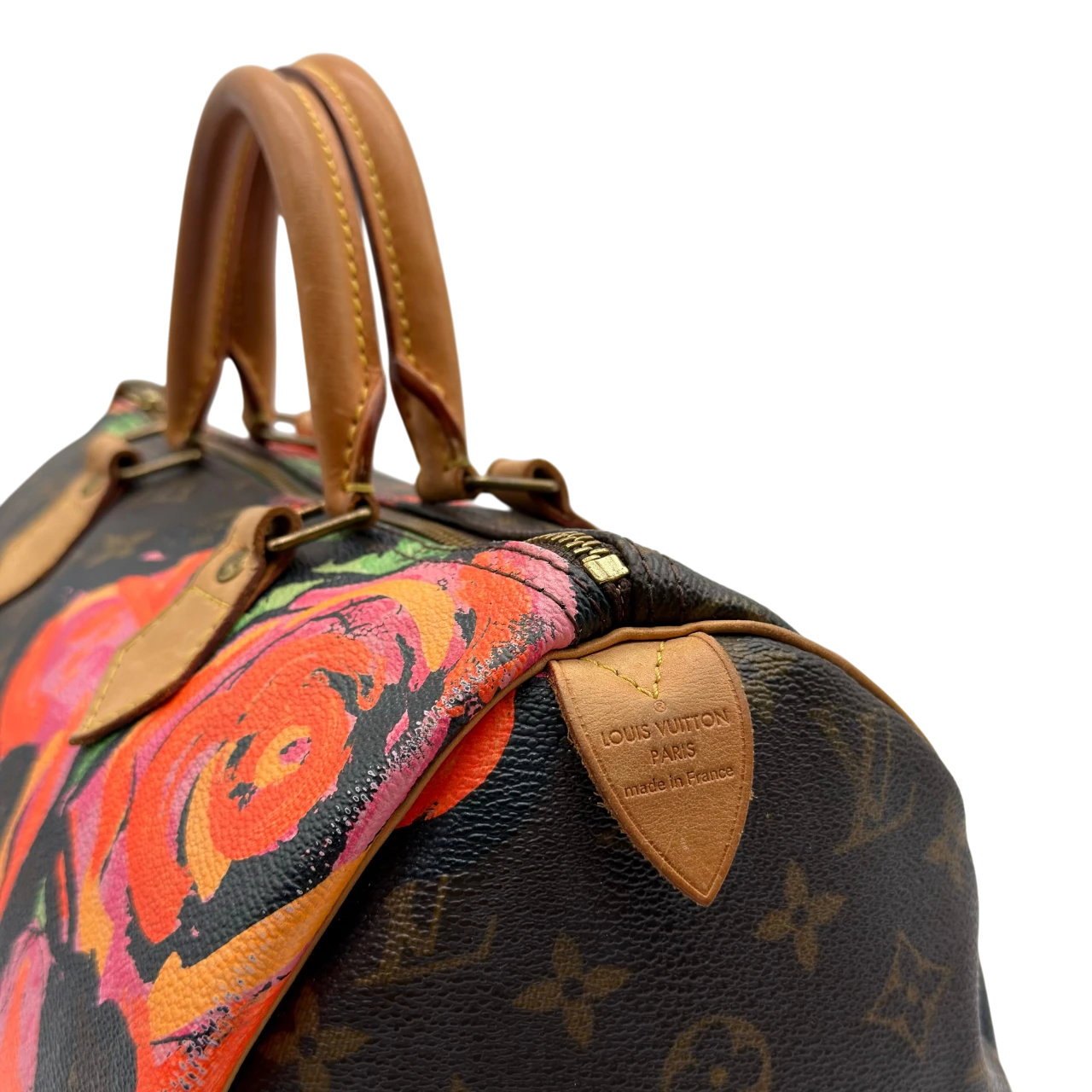 Louis Vuitton Handtasche Speedy 30 Roses Stephen Sprouse