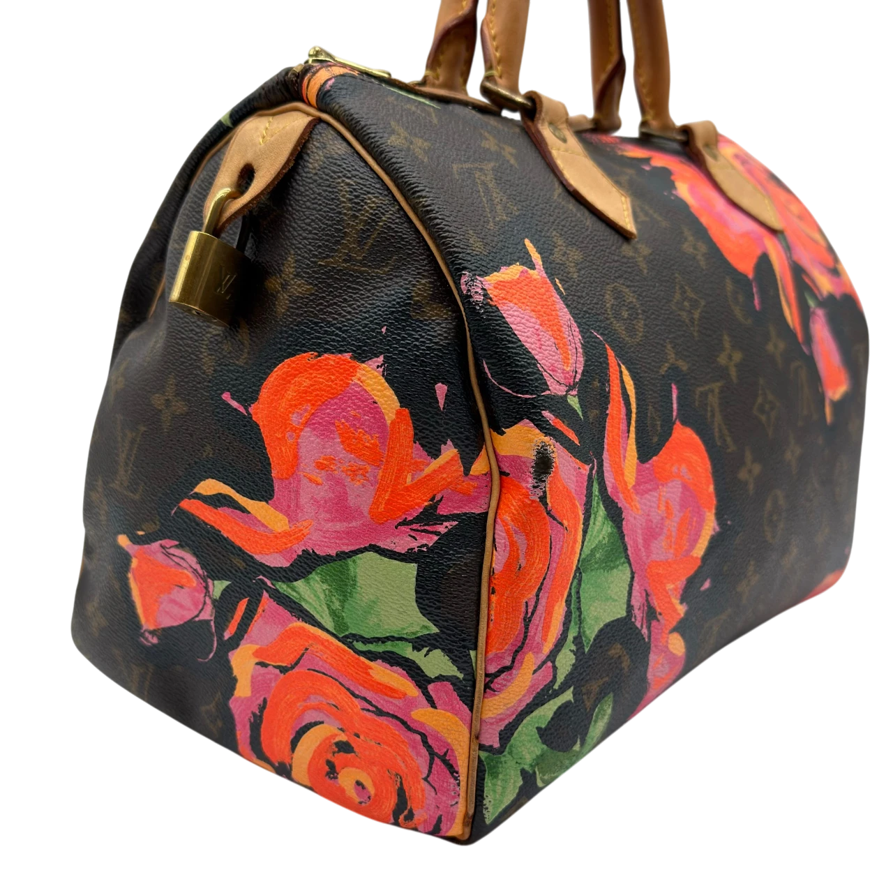 Louis Vuitton Handtasche Speedy 30 Roses Stephen Sprouse