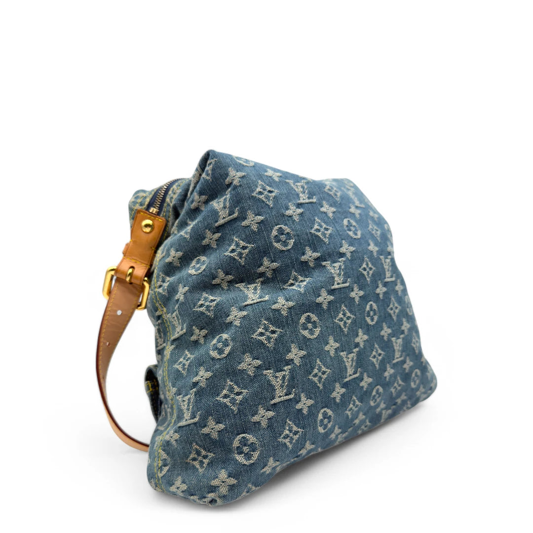 Louis Vuitton Umhängetasche Baggy GM Denim blau
