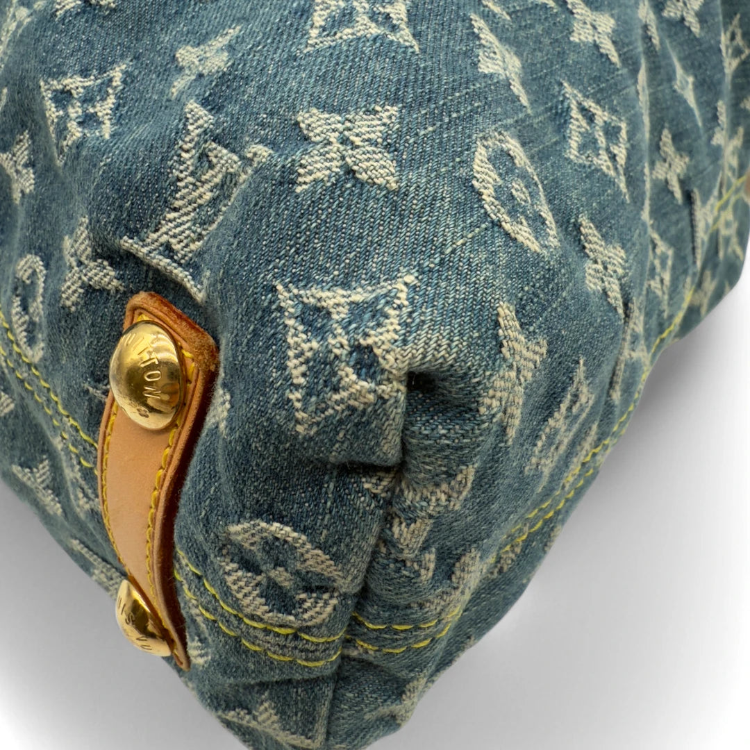 Louis Vuitton Umhängetasche Baggy GM Denim blau