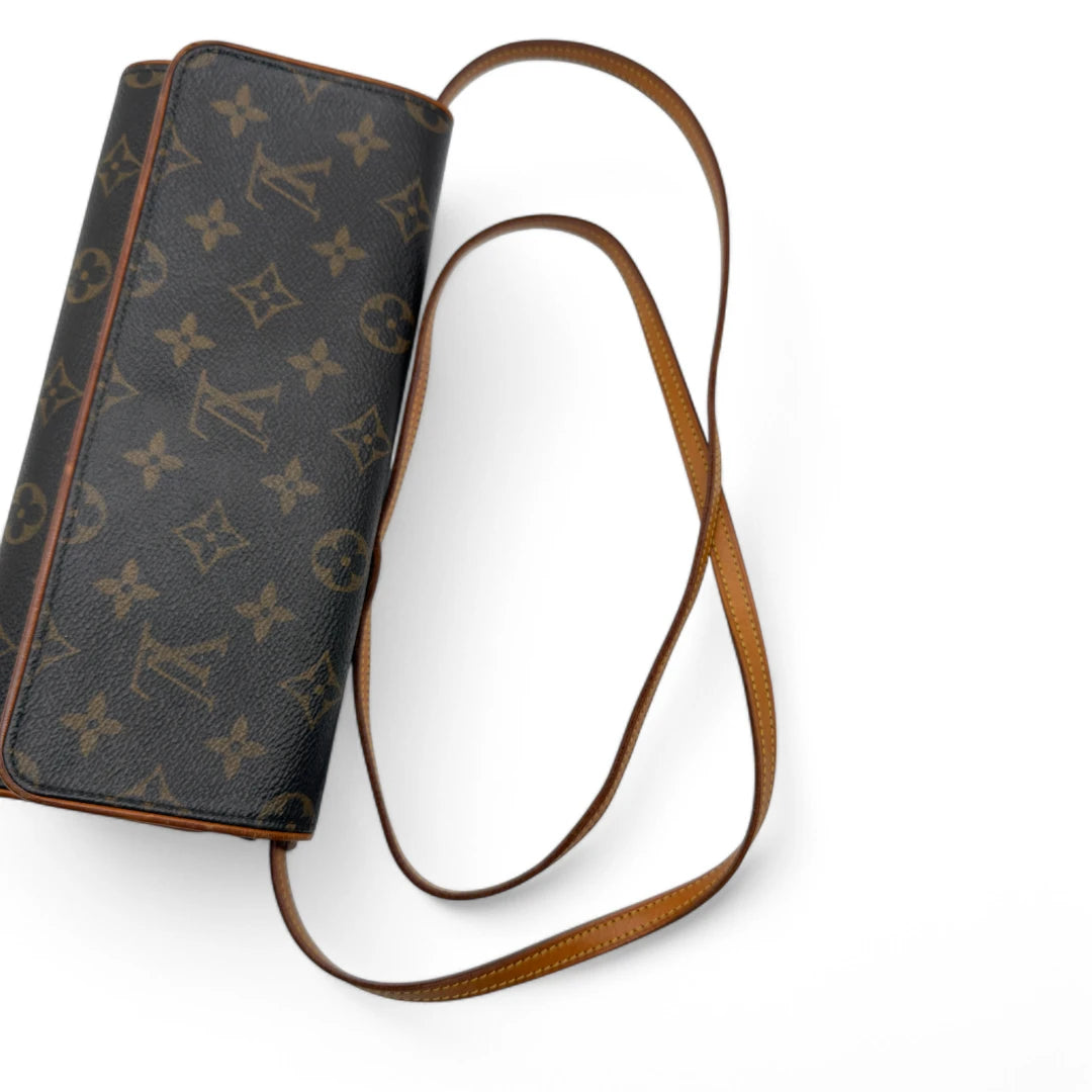 Louis Vuitton Umhängetasche Twin GM monogram braun