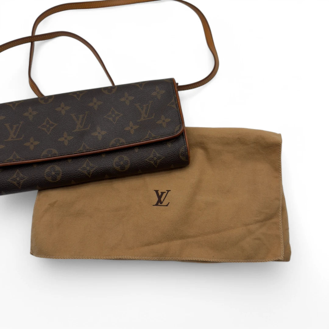 Louis Vuitton Umhängetasche Twin GM monogram braun
