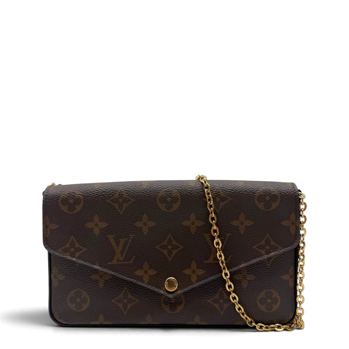 Louis Vuitton Umhängetasche Félicie Pochette monogram braun