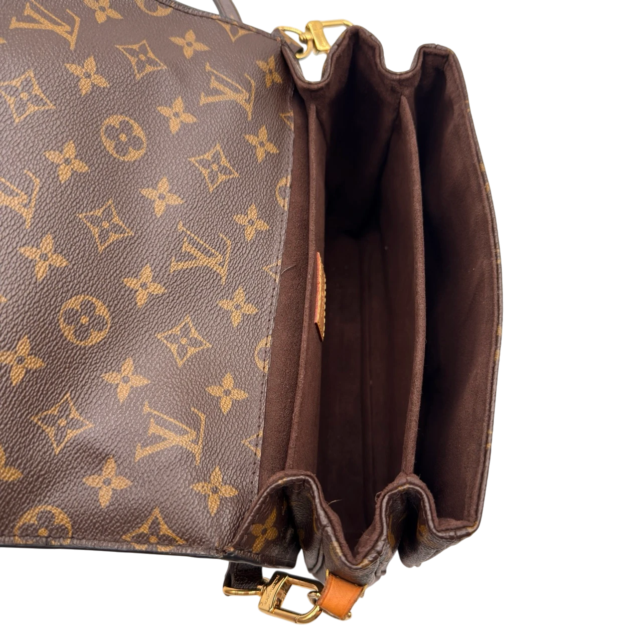 Louis Vuitton Umhängetasche Pochette Métis monogram braun