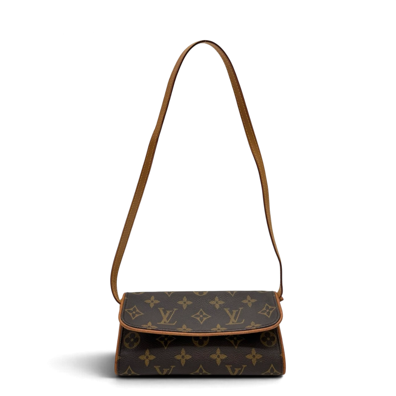 Louis Vuitton Umhängetasche Twin PM monogram braun