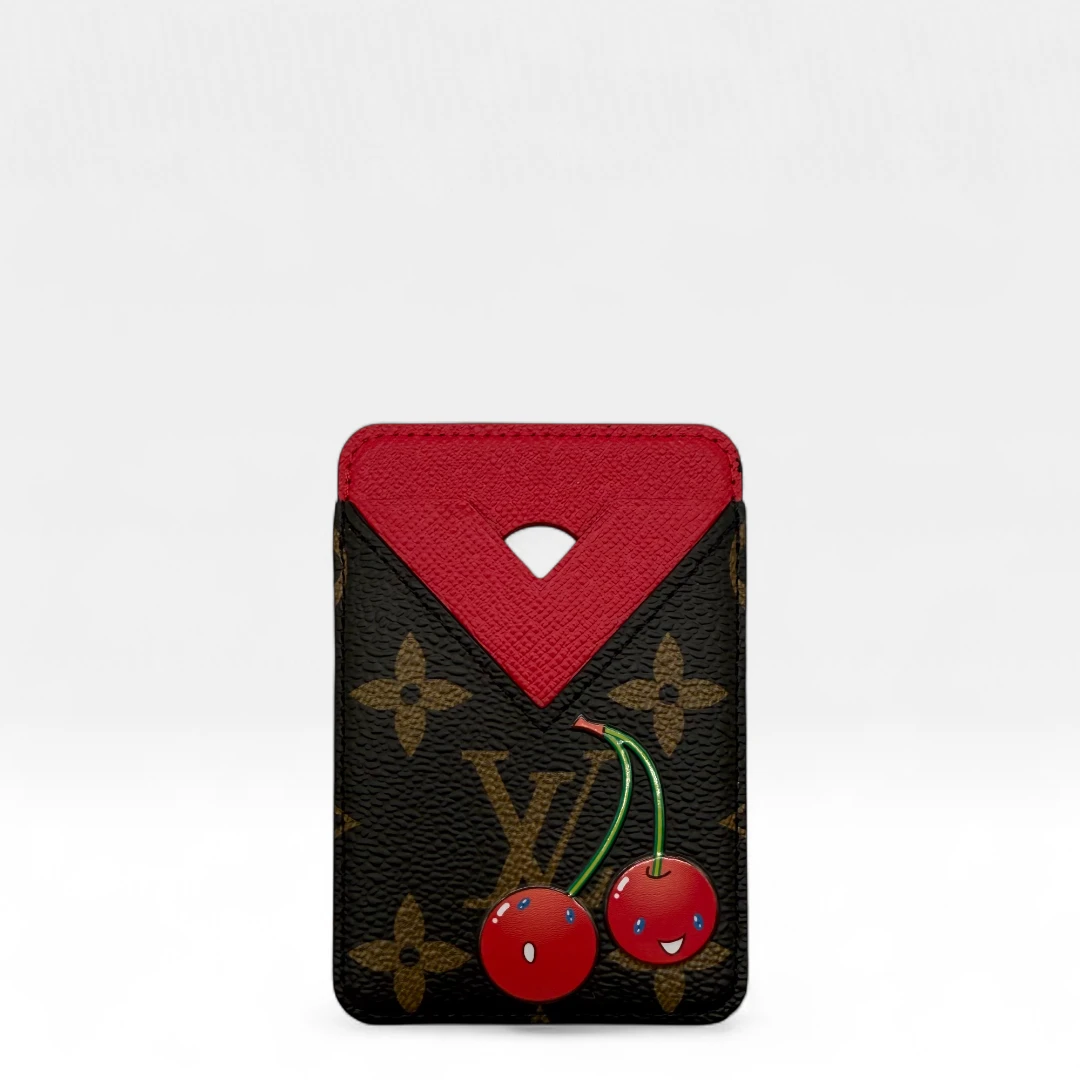 Louis Vuitton x Takashi Murakami Kartenetui Cherry Porte-Cartes Magnet