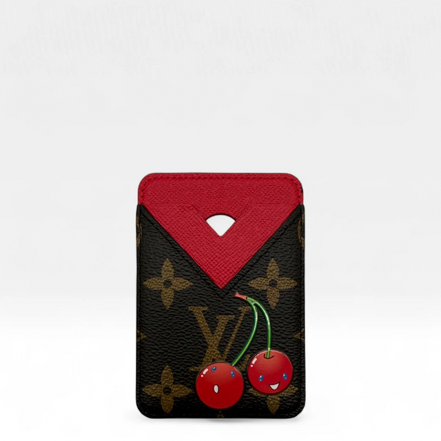 Louis Vuitton x Takashi Murakami Kartenetui Cherry Porte-Cartes Magnet