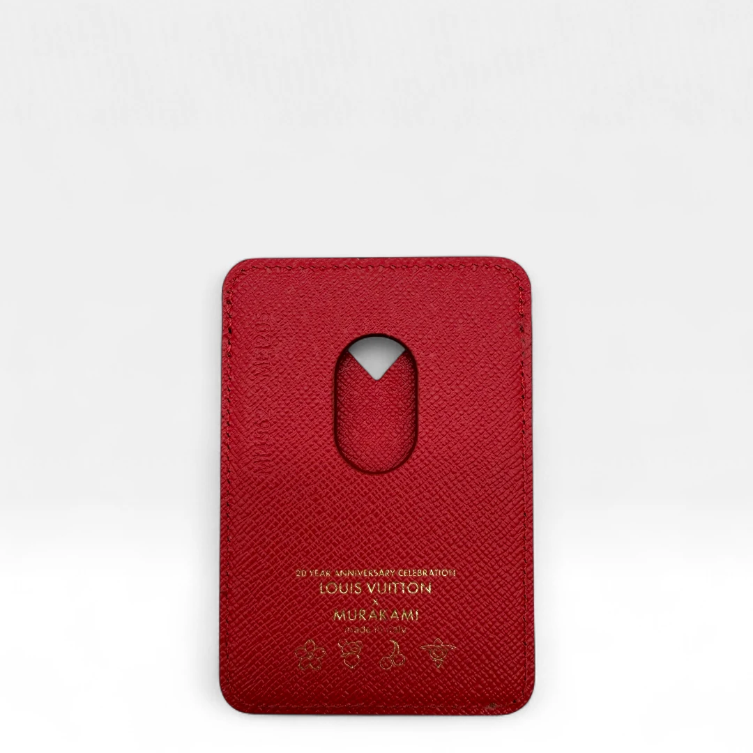 Louis Vuitton x Takashi Murakami Kartenetui Cherry Porte-Cartes Magnet