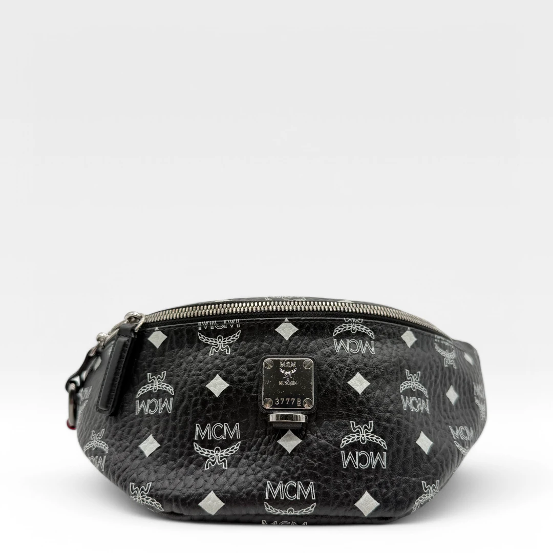 MCM Bauchtasche Fursten small schwarz