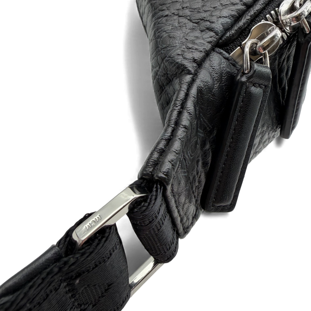 MCM bum bag / belt bag Fursten small visetos black