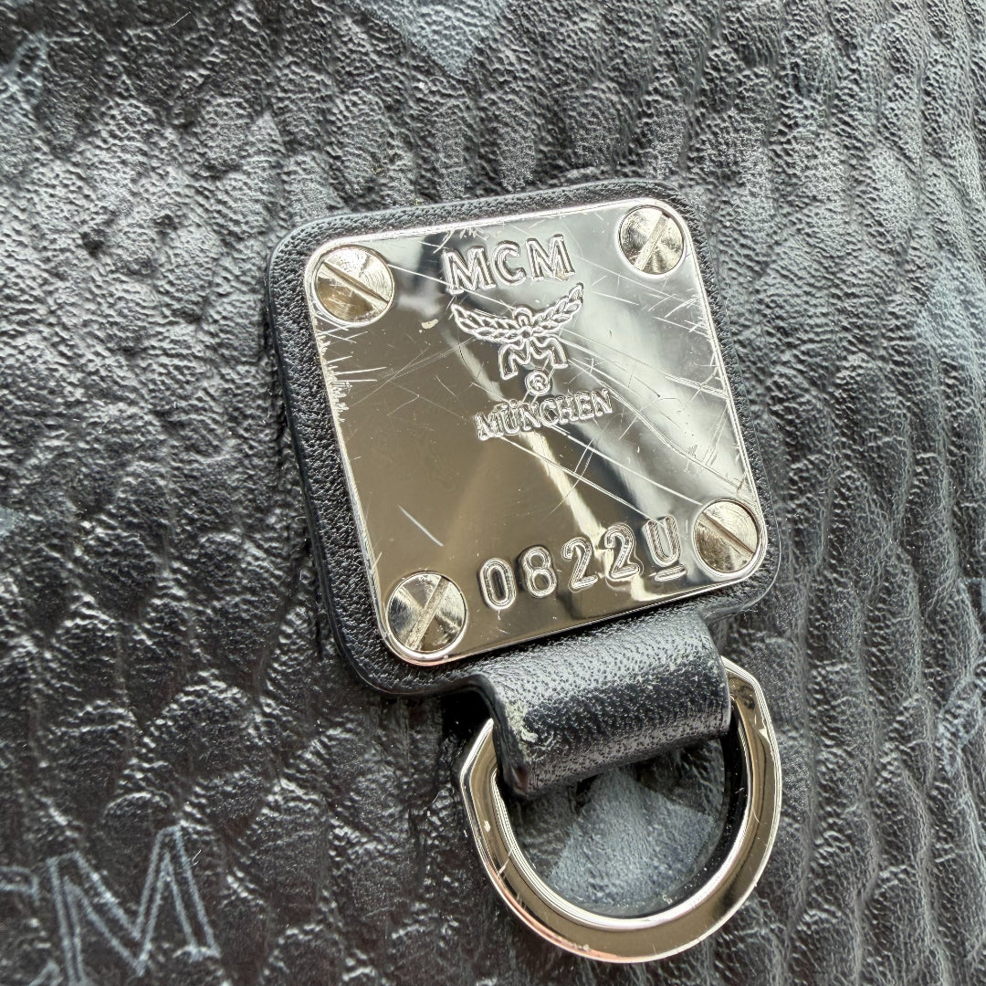 MCM bum bag / belt bag Fursten small visetos black