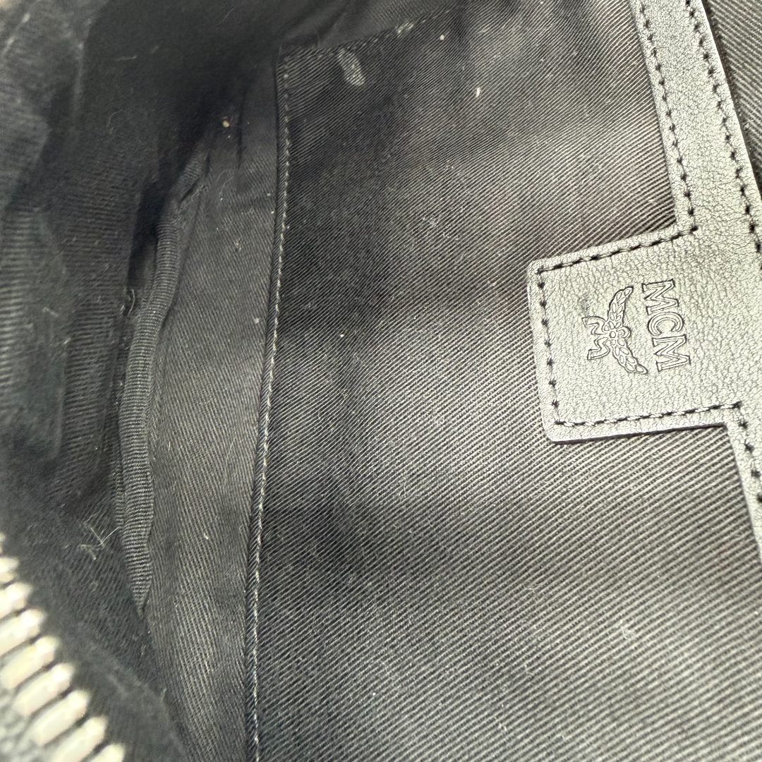 MCM bum bag / belt bag Fursten small visetos black