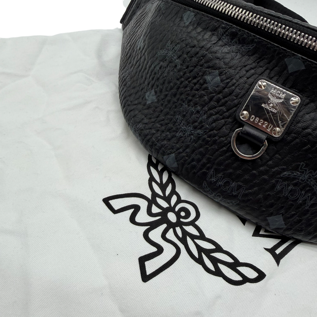 MCM bum bag / belt bag Fursten small visetos black