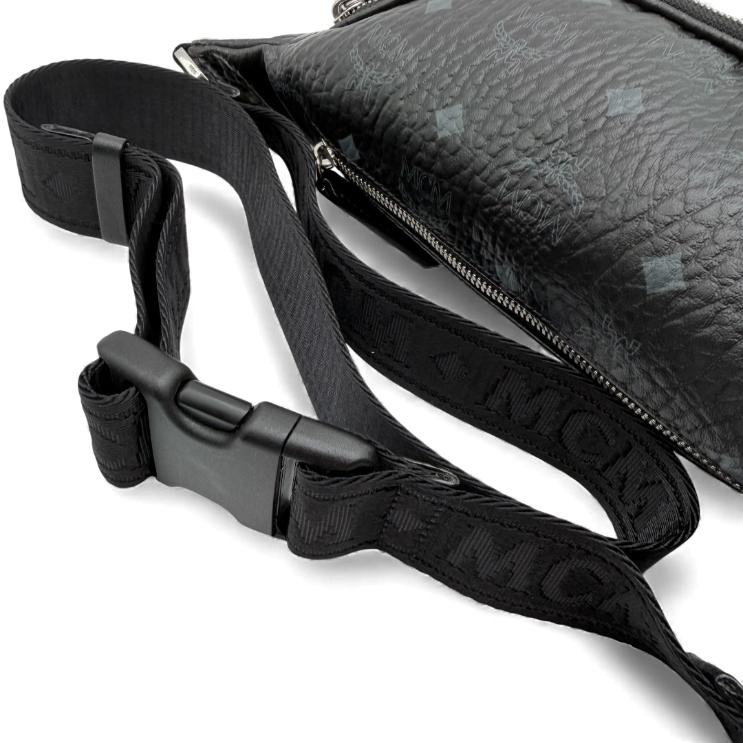MCM bum bag / belt bag Fursten small visetos black