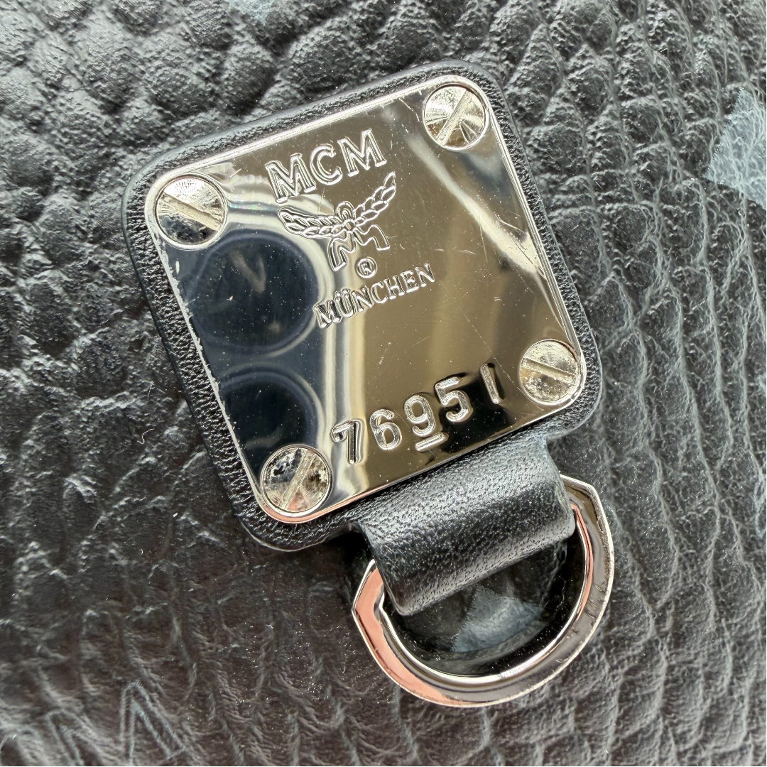 MCM bum bag / belt bag Fursten small visetos black