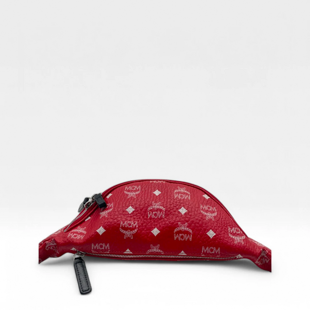 MCM Bauchtasche / Gürteltasche Fursten medium rot