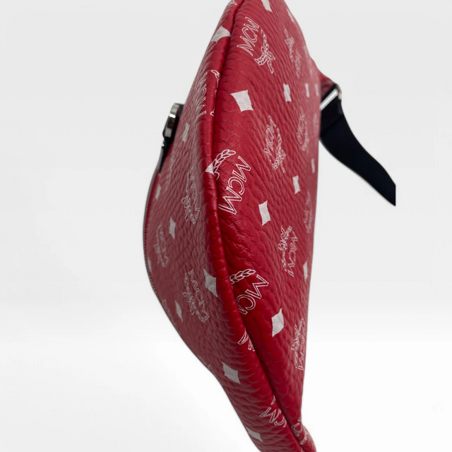 MCM Bauchtasche / Gürteltasche Fursten medium rot