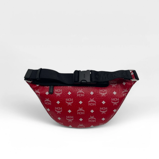 MCM Bauchtasche / Gürteltasche Fursten medium rot