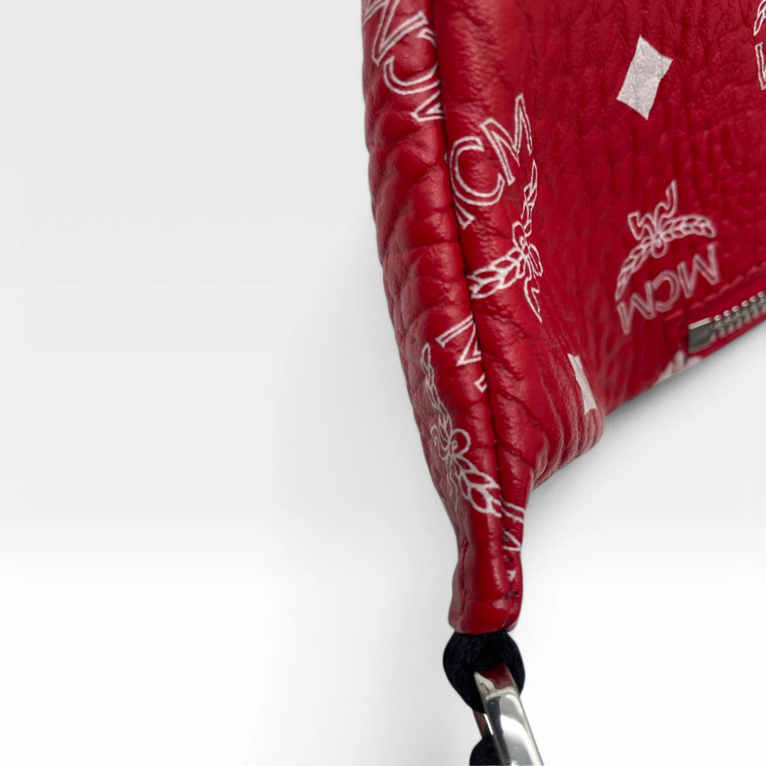 MCM Bauchtasche / Gürteltasche Fursten medium rot