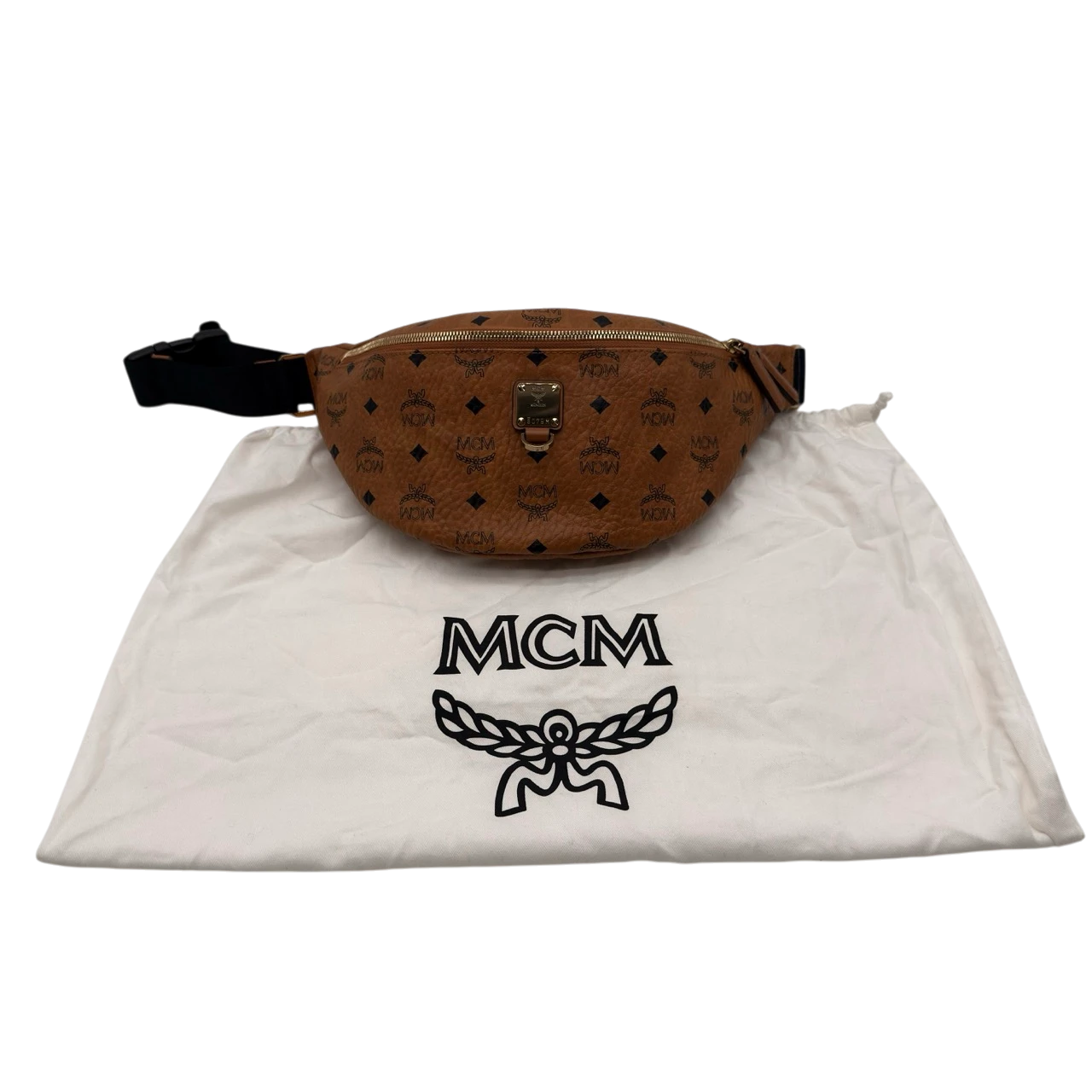 MCM Bauchtasche / Gürteltasche Fursten medium visetos braun