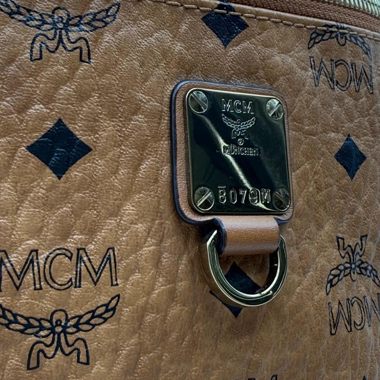 MCM Bauchtasche / Gürteltasche Fursten medium visetos braun