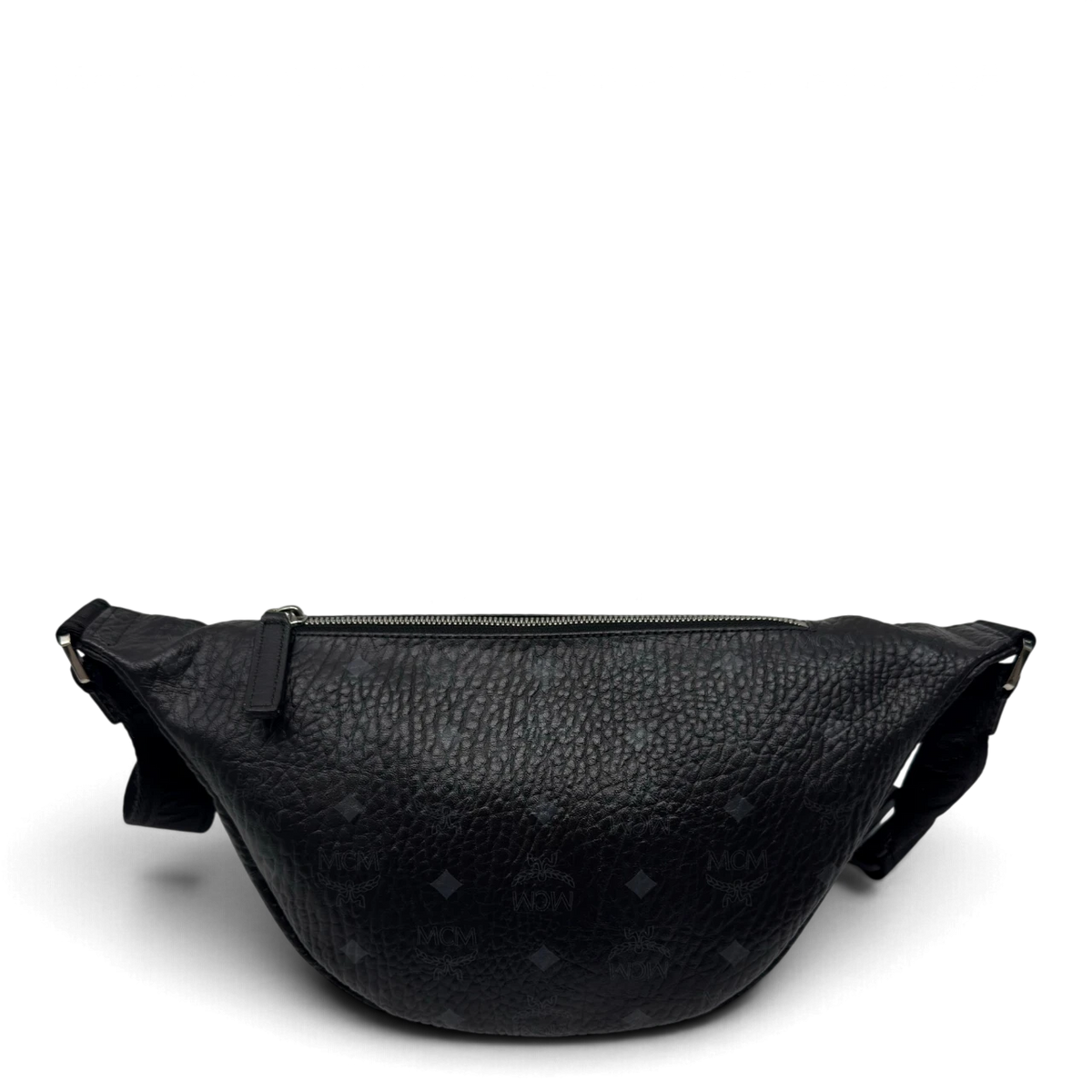 MCM Bauchtasche / Gürteltasche Fursten medium visetos schwarz – Gesamtansicht