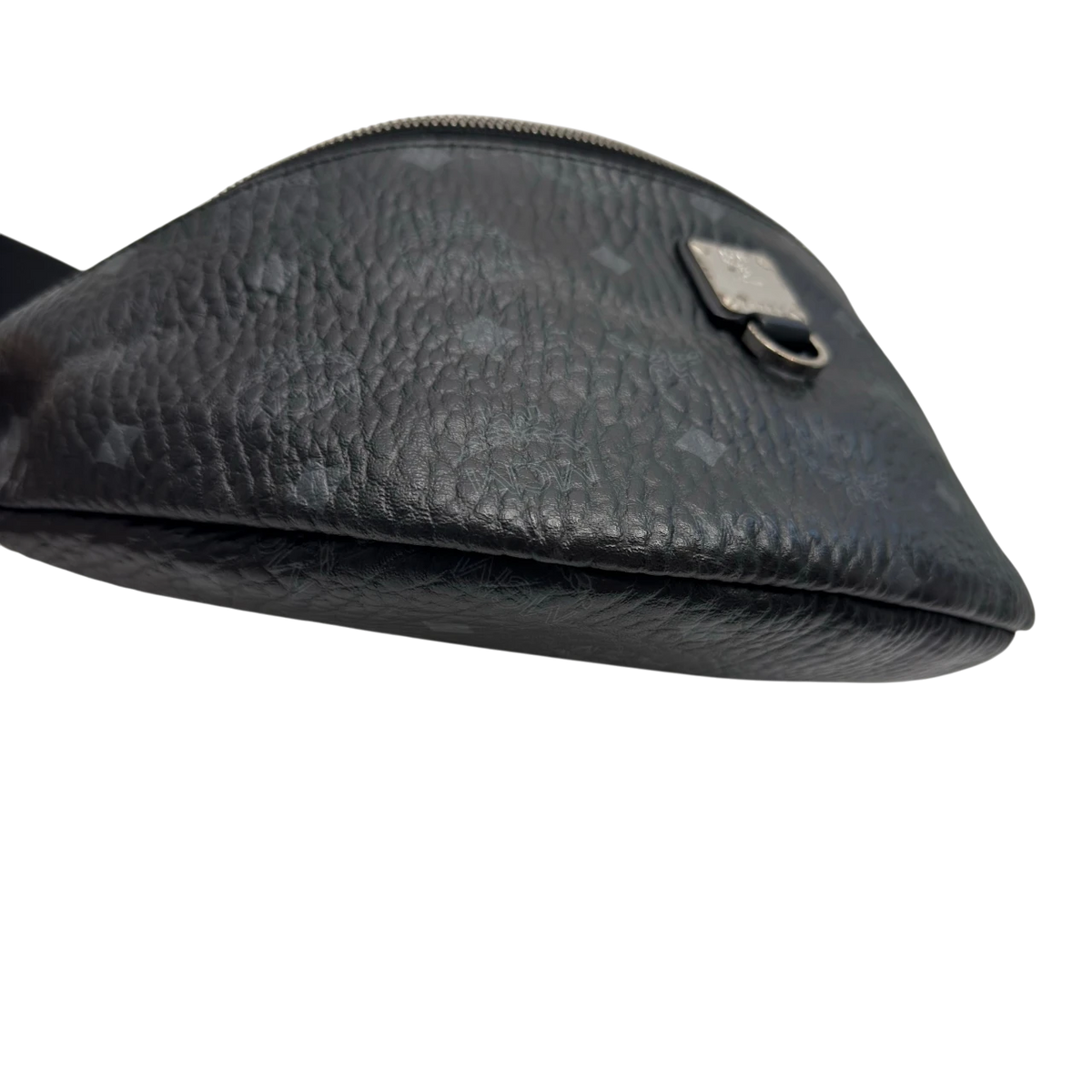 MCM Bauchtasche / Gürteltasche Fursten medium visetos schwarz – Seitenansicht