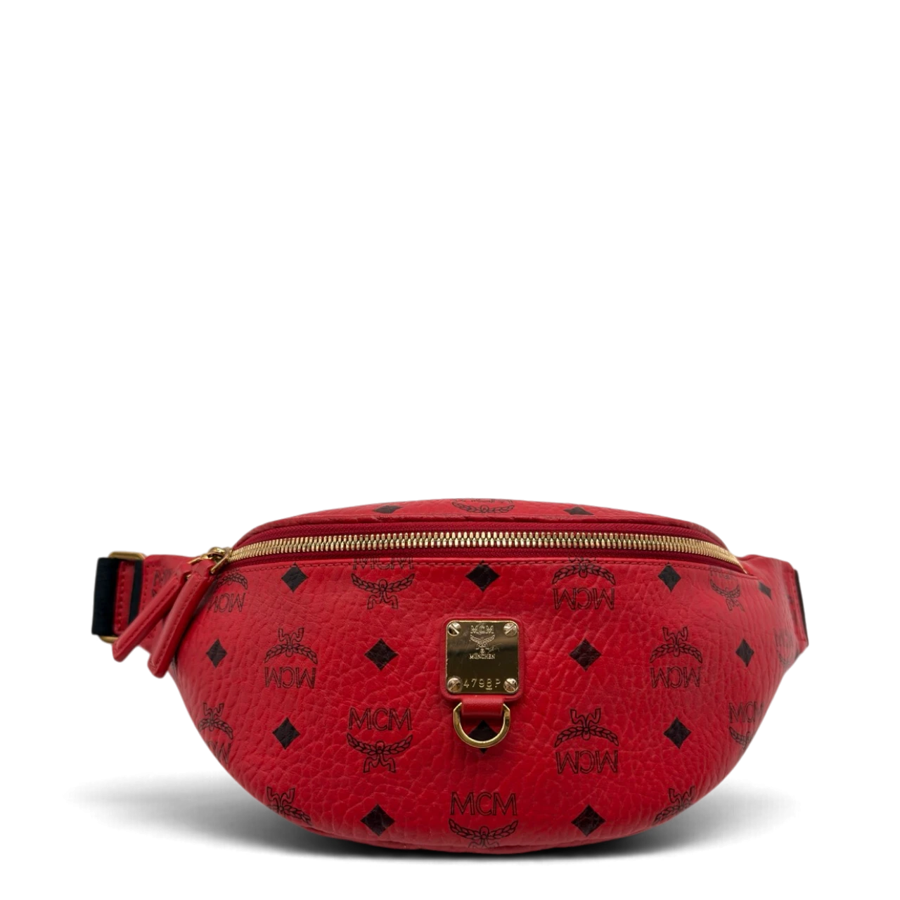 MCM Bauchtasche / Gürteltasche Fursten small visetos rot