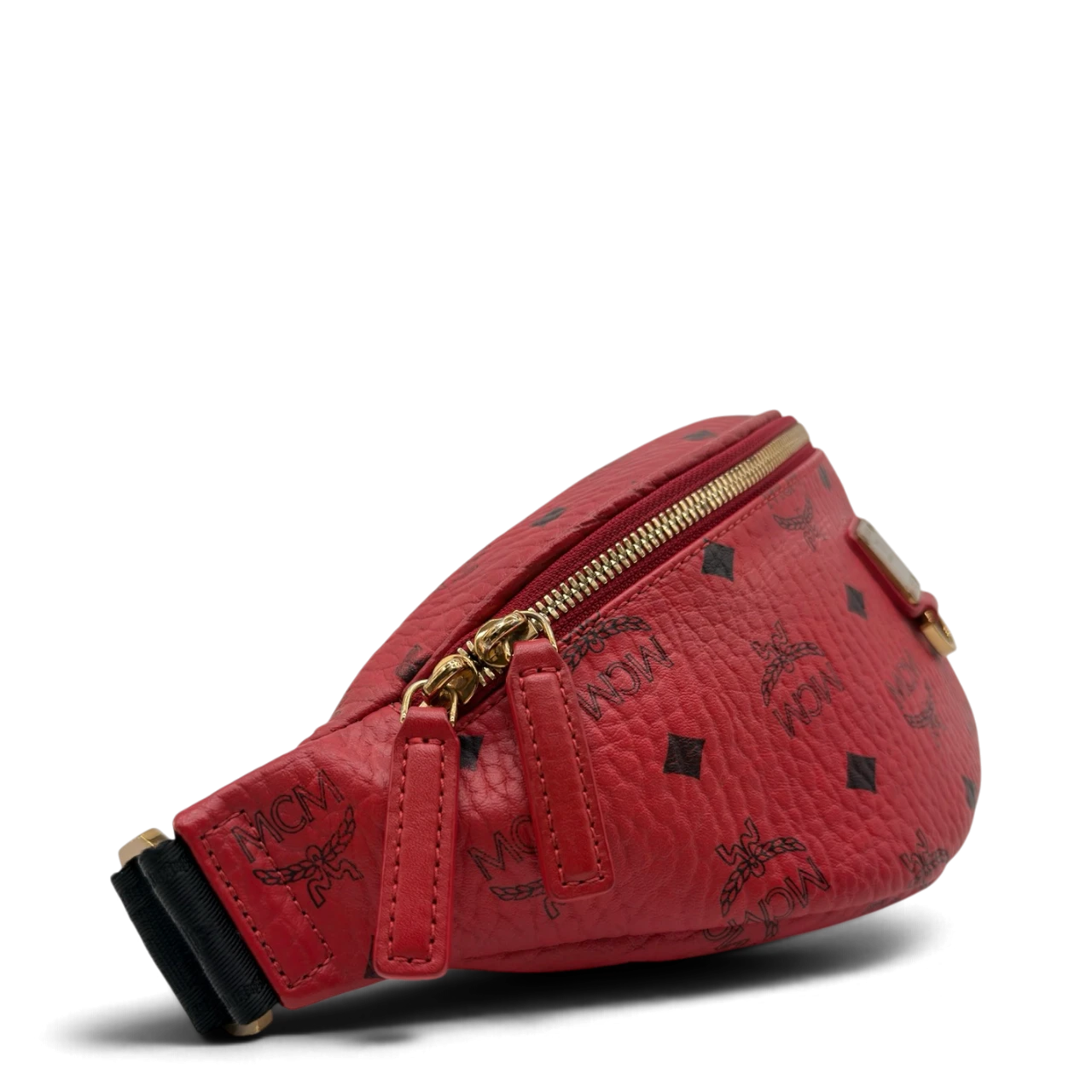 MCM Bauchtasche / Gürteltasche Fursten small visetos rot