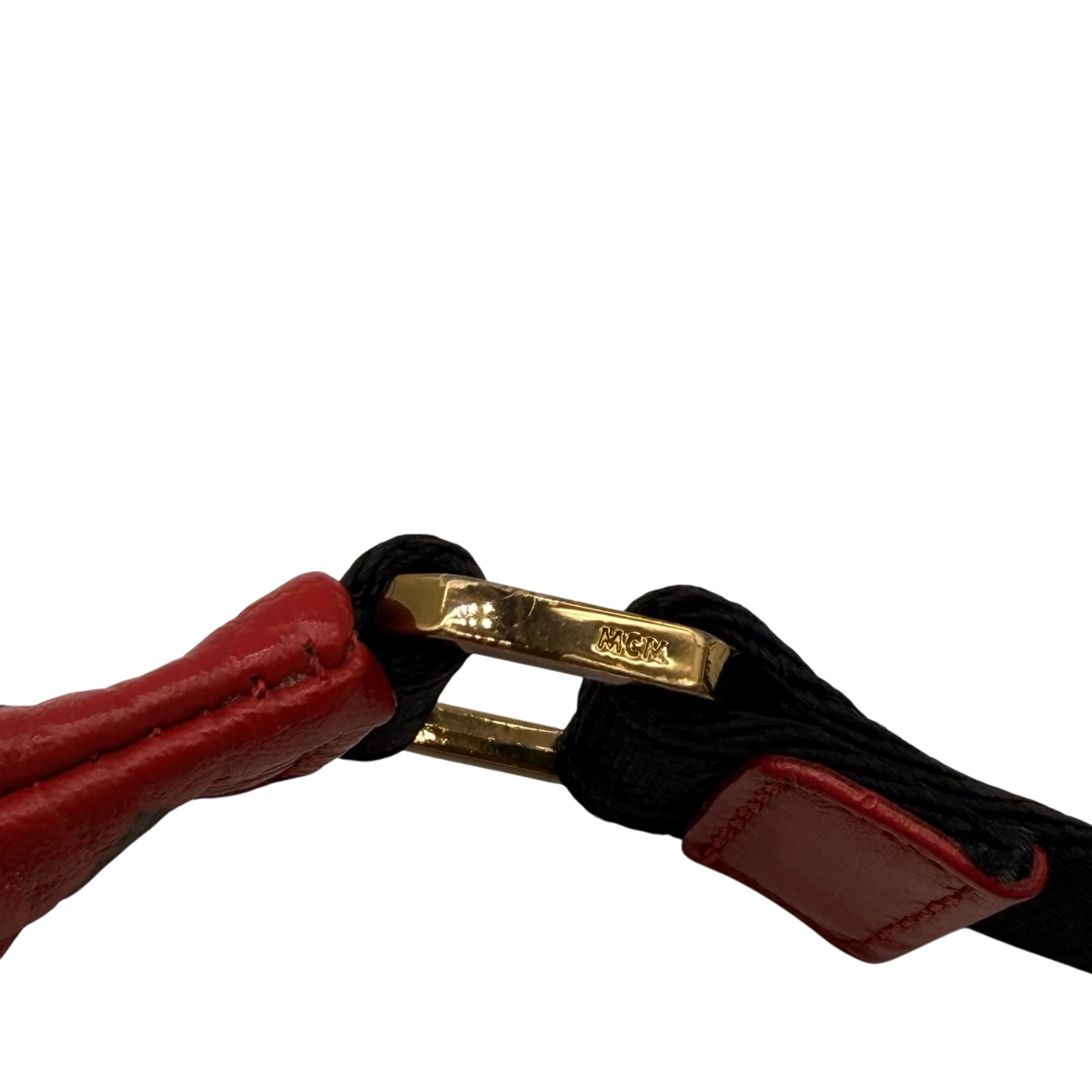 MCM Bauchtasche / Gürteltasche Fursten small visetos rot