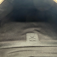 MCM Bauchtasche / Gürteltasche Fursten small visetos schwarz – Innenetikett im Detail