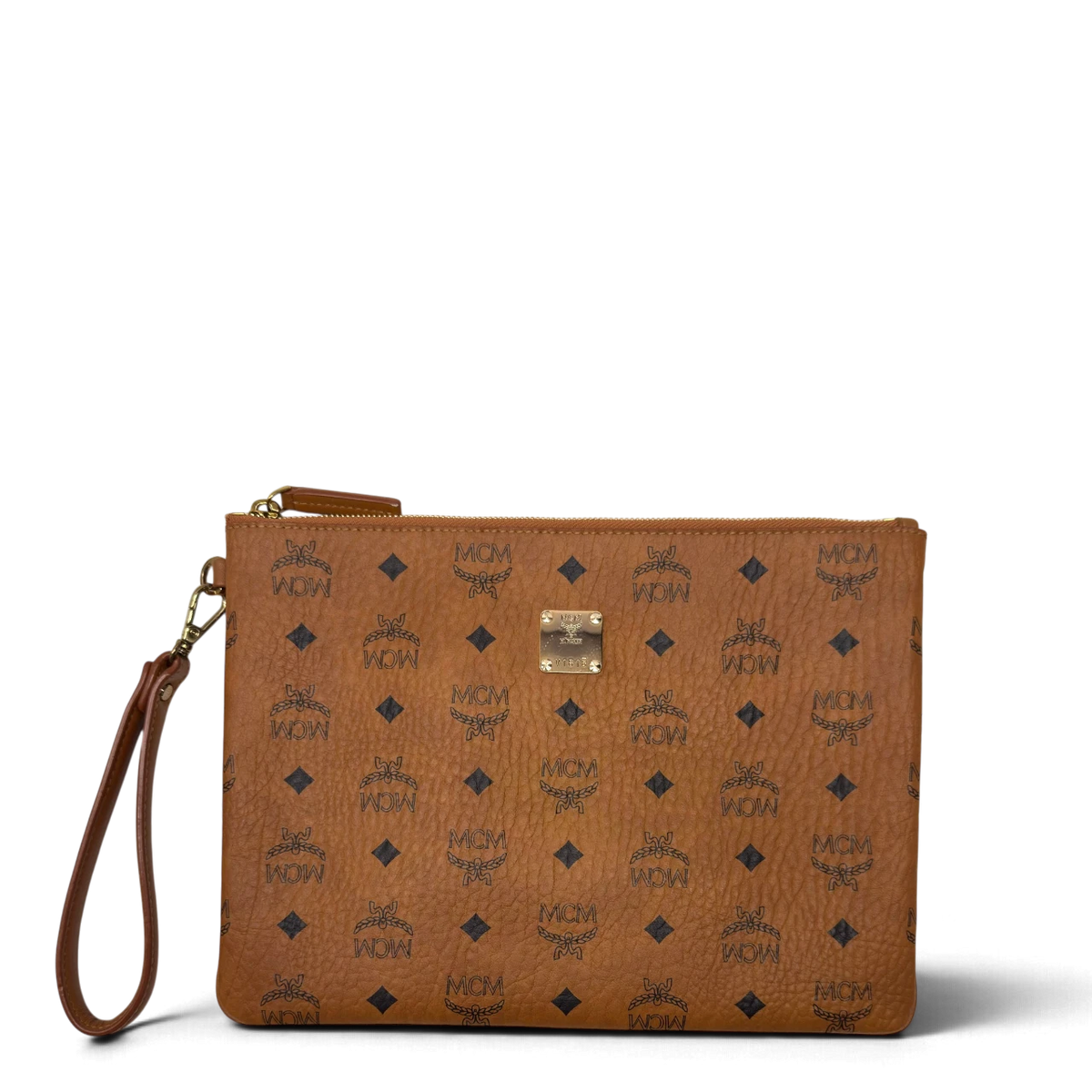 MCM Clutch visetos braun – Gesamtansicht