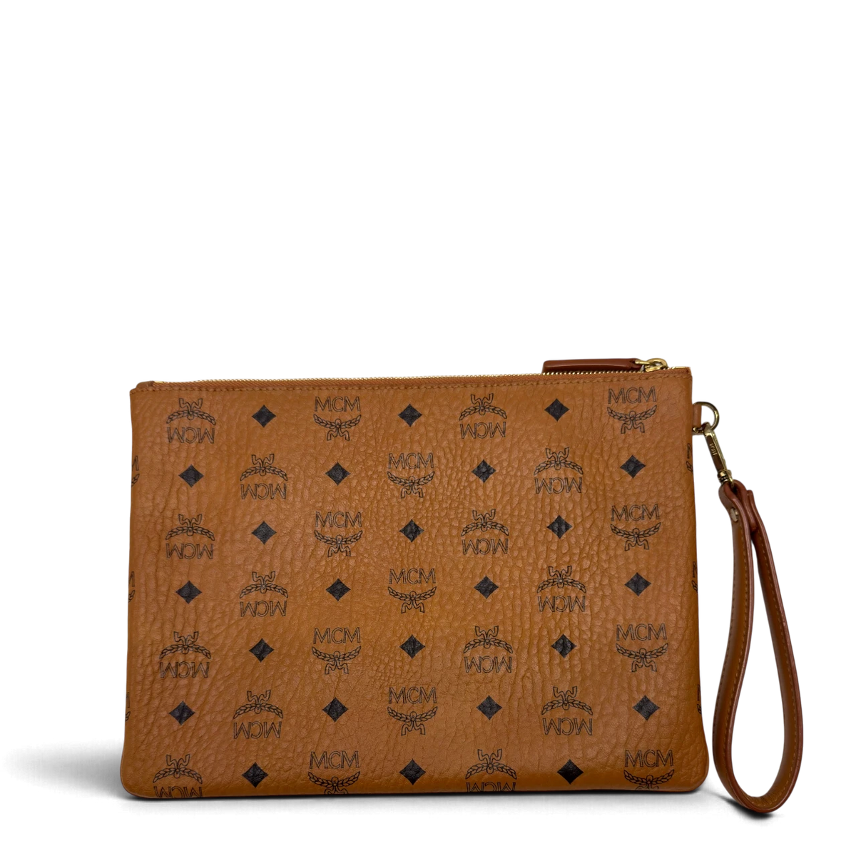 MCM Clutch visetos braun – Gesamtansicht