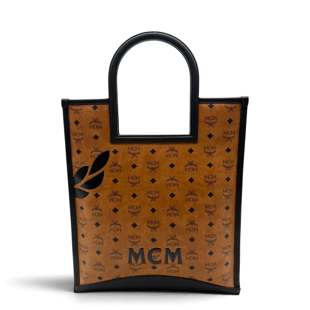 MCM Handtasche Aren Fold Tote Bag visetos braun – Gesamtansicht