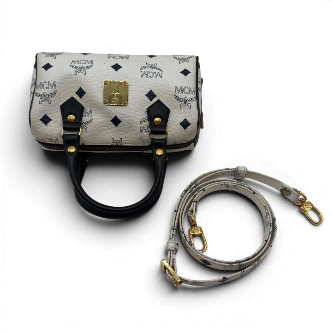 MCM Mini Boston Handbag