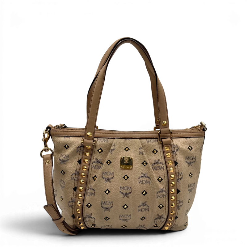 MCM Handtasche mit Nieten