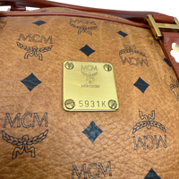 MCM Reisetasche visetos braun – Seriennummer im Detail