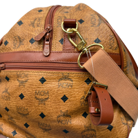 MCM Reisetasche visetos braun – Beschläge im Detail