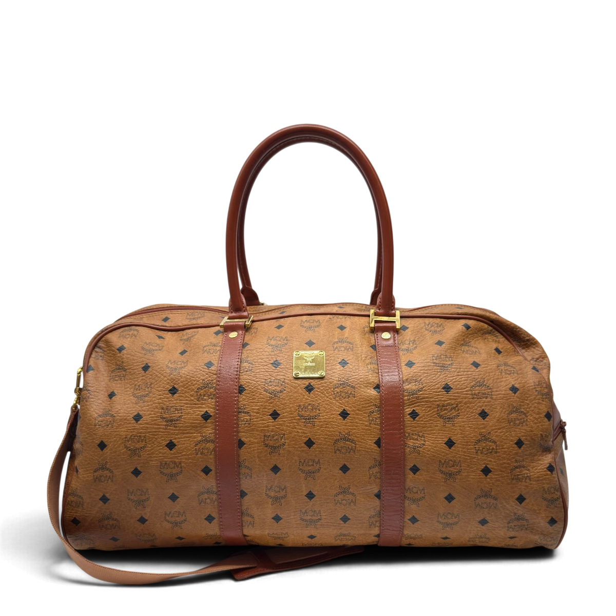 MCM Reisetasche visetos braun – Gesamtansicht