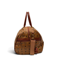 MCM Reisetasche visetos braun – Seitenansicht