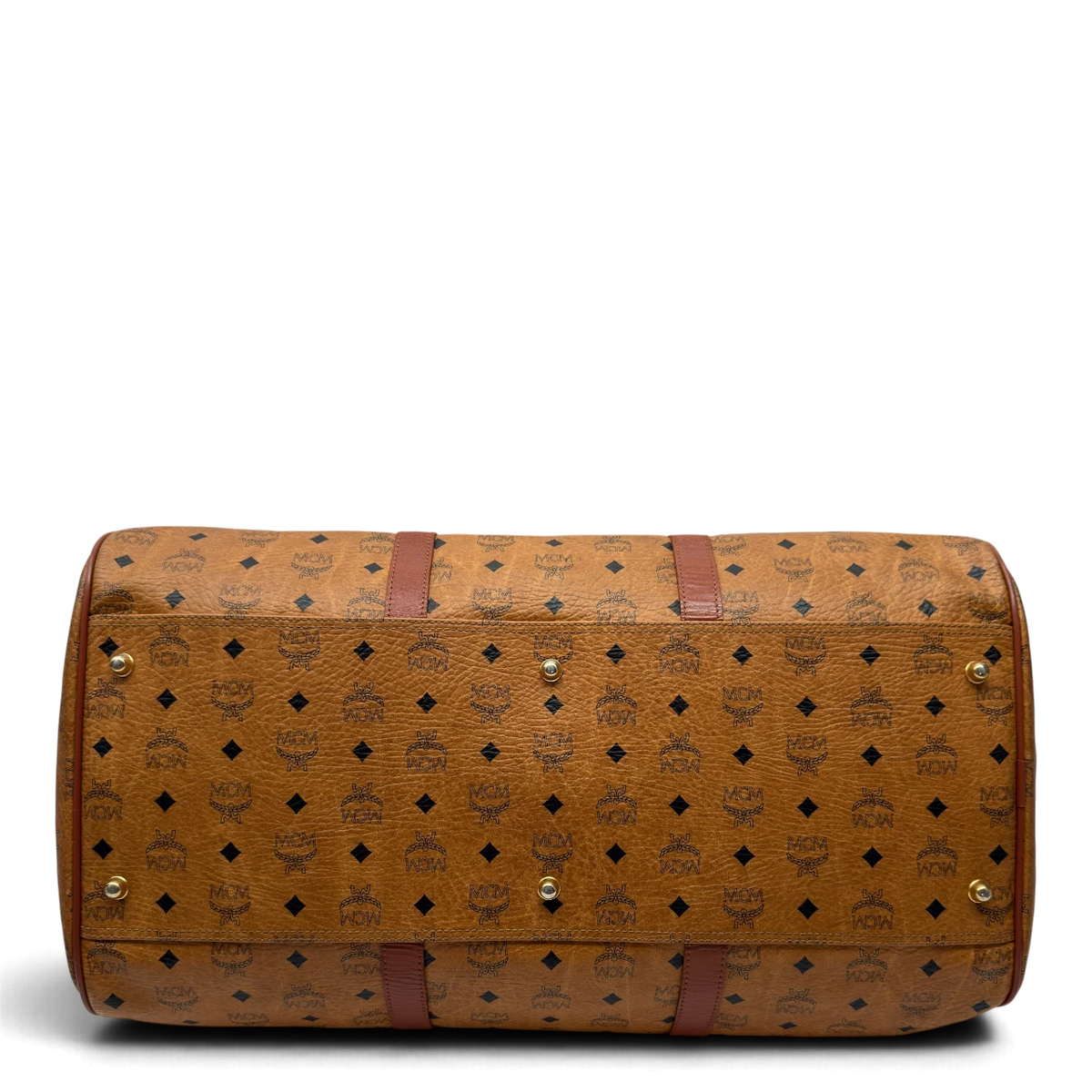 MCM Reisetasche visetos braun – Unterseite