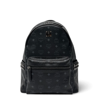 MCM Rucksack Stark medium visetos schwarz – Gesamtansicht