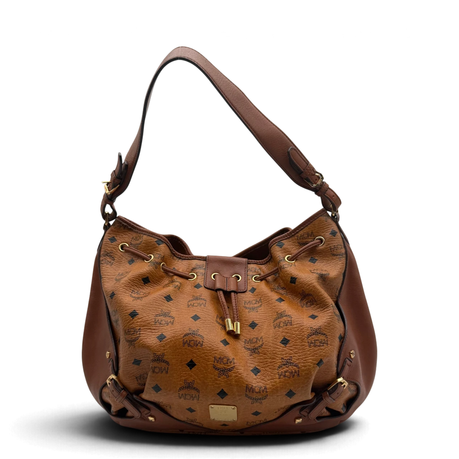 MCM Schultertasche Drawstring / Bucket Hobo