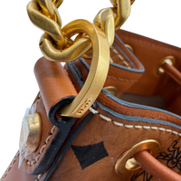 MCM Schultertasche Soft Berlin Bucket small