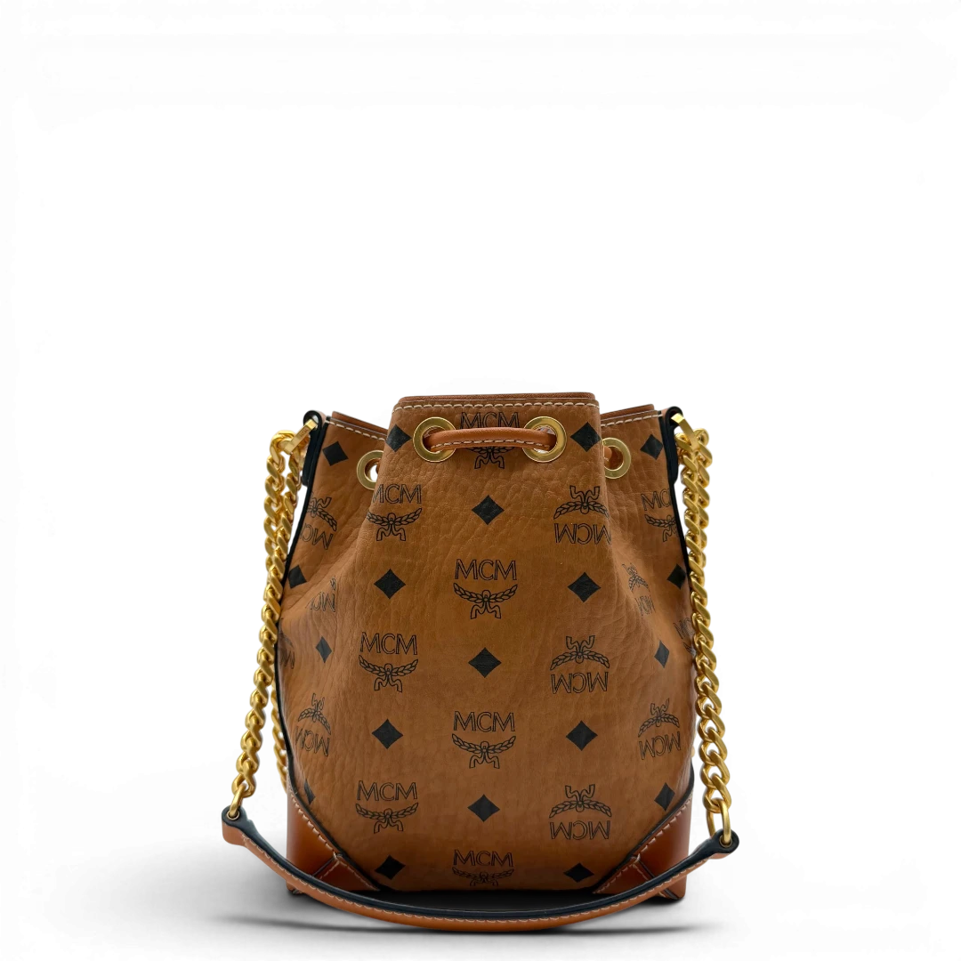 MCM Schultertasche Soft Berlin Bucket small