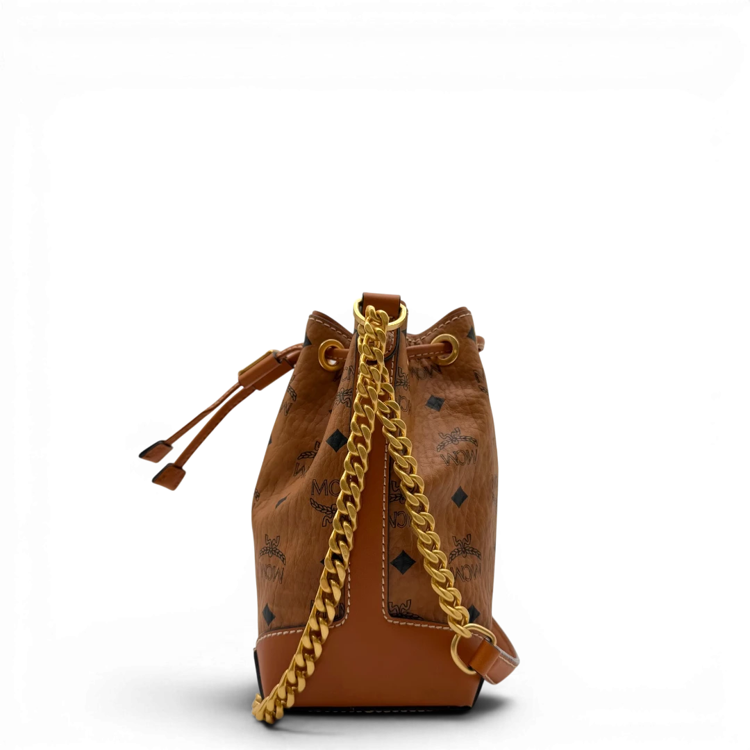 MCM Schultertasche Soft Berlin Bucket small