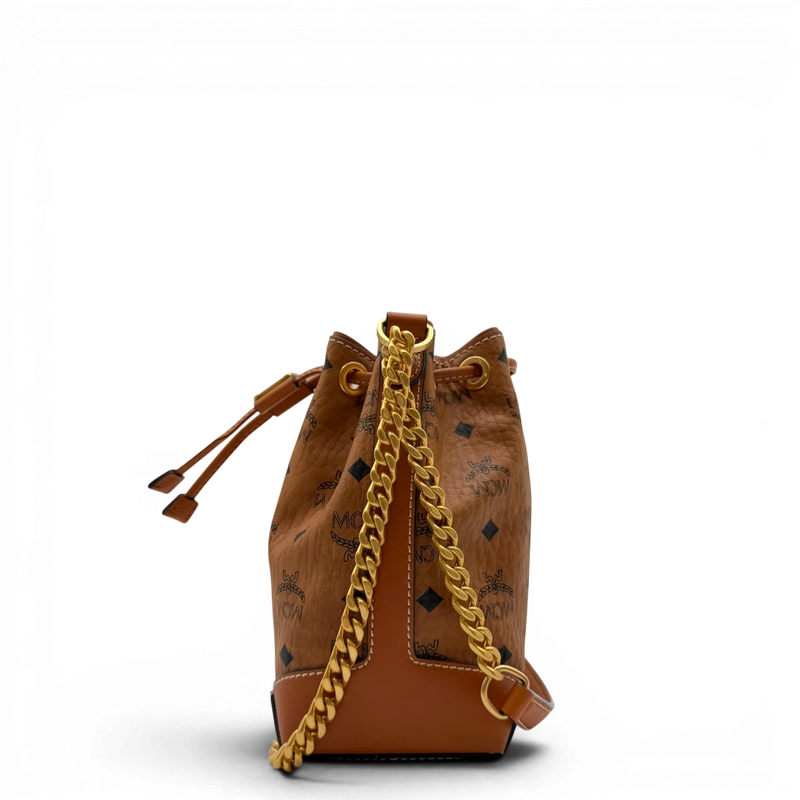 MCM Schultertasche Soft Berlin Bucket small