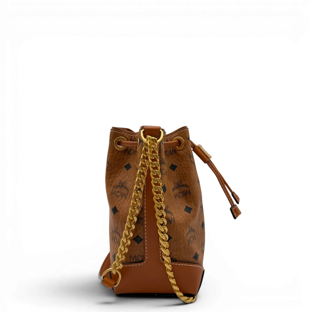 MCM Schultertasche Soft Berlin Bucket small