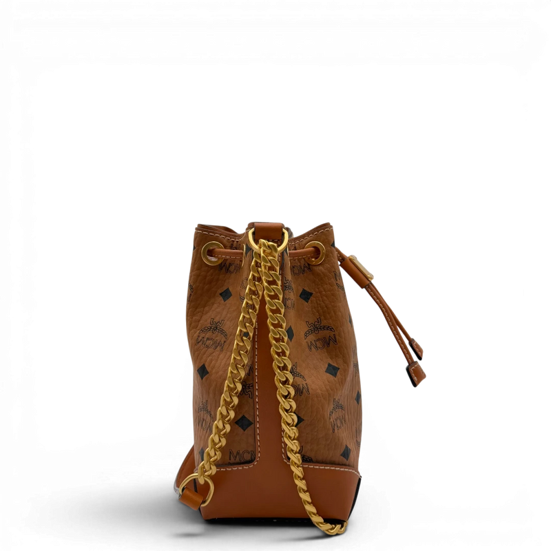 MCM Schultertasche Soft Berlin Bucket small